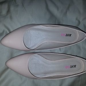 Just Fab Ballet Flats Size 8